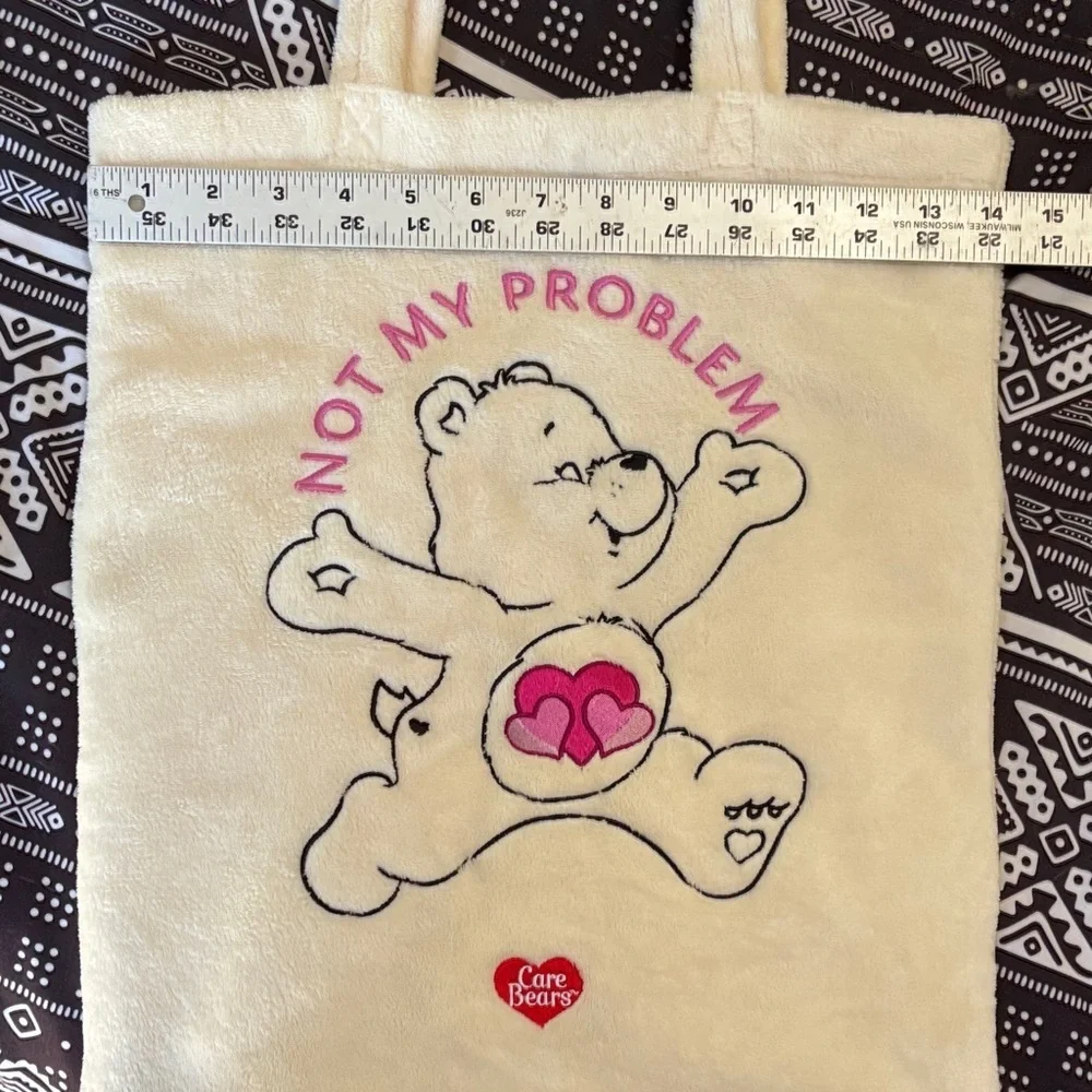Divided Care Bears Cream Tote Bag